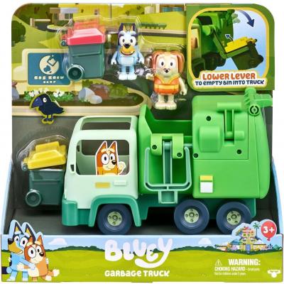 Bluey BLUEY Garbage Truck, Smetiarske auto - set figúrok s príslušenstvom