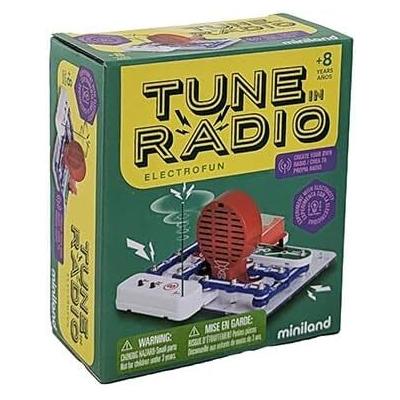 Miniland - zabawki edukacyjne Miniland Electrofun DIY FM Rádio Vedecká sada - Postav si vlastný prijímač