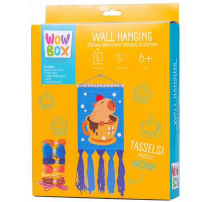 WOW BOX Kreatívna sada Makramé Kapibara v hrnčeku