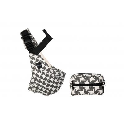 Boba Nosidła Boba Buddy Sling Ergonomický bedrový nosič na bok (8–20 kg), 100% bavlna, pepitový