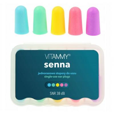 VITAMMY Vitammy Senna Jednorazové penové štuple do uší, 5 párov