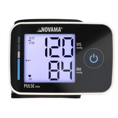 NOVAMA WRIST PRIME Black zápästný tlakomer s detekciou arytmie a protokolom ESH NOVAMA WRIST PRIME Black zápästný tlakomer s detekciou arytmie a protokolom ESH