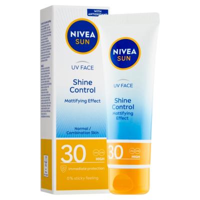 NIVEA Sun Zmatňujúci pleťový krém na opaľovanie OF 30, 50 ml