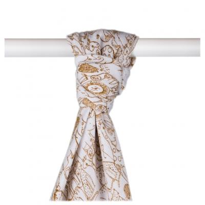 XKKO BMB Bambusová osuška Safari W/Honey Mustard, 90x100