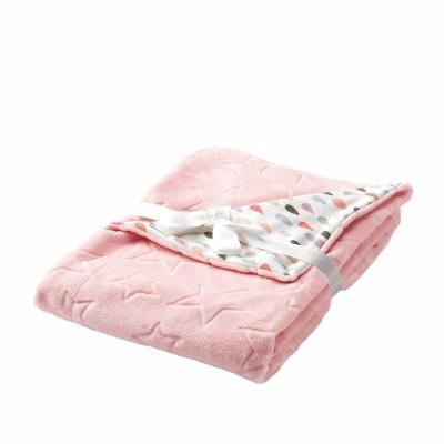 Mora Baby Galaxy G80 Detská deka, 80x110cm, ružová
