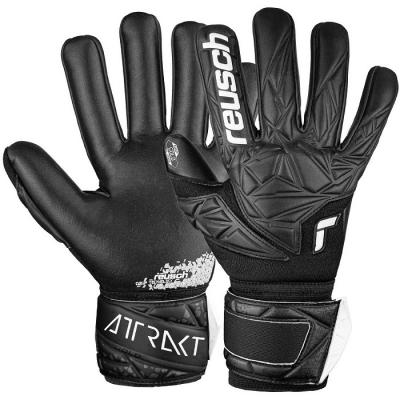 Reusch Attrakt Gold NC Brankárske futbalové rukavice, čierne, veľ. 9