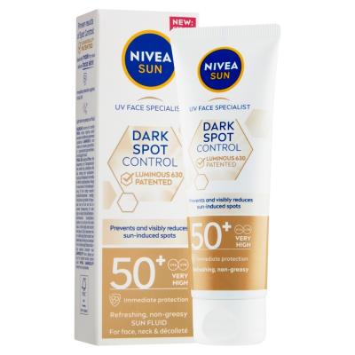 NIVEA Sun Luminous 630 Pleťový krém na opaľovanie OF 50+, 40 ml