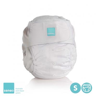 XKKO SENEO Vrchné plienkové nohavičky pre dospelých, Biele, Veľkosť S