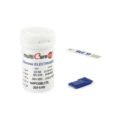BSI MultiCareIn Glucose Testovacie prúžky na meranie hladiny glukózy v krvi, 50ks