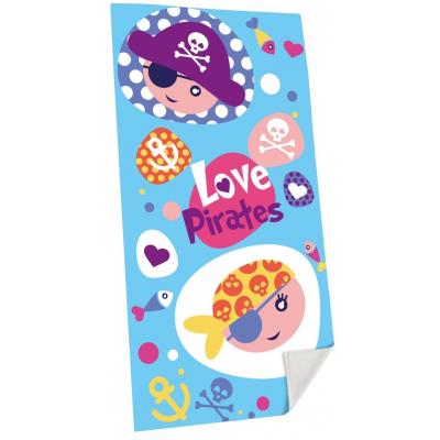 Kids Euroswan Plážová osuška 70x140 - Piráti