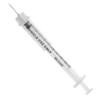 SOL-CARE Bezpečnostná striekačka na inzulín 0,5 ml U-100 29G 1/2&quot; 0,33 x 12, 5 mm, 100 ks