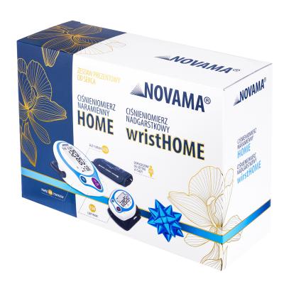 NOVAMA HOME &amp; WRIST HOME Set Ramenný tlakomer+Zápästný tlakomer, darčeková sada