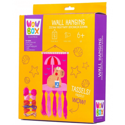 WOW BOX Kreatívna sada Makramé Kapibara na pláži
