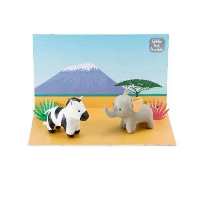 Little Big Friend 3D kartónová scénografia s motívom - Džungľa