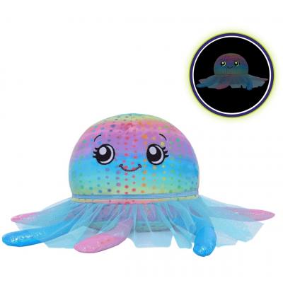 Dream Beams - Svietiaci plyšák/vankúšik, Chobotnička Juliana, 18cm