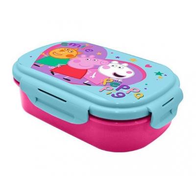 Kids Euroswan Desiatový box s príborom - Peasiatko Peppa