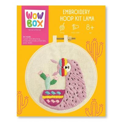 WOW BOX Kreatívna sada na vyšívanie Lama