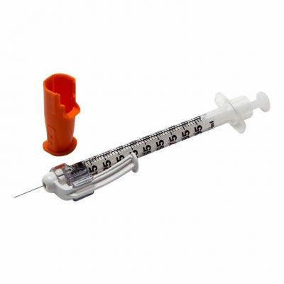 BD Safety Glide Inzulínová striekačka - 0,3 ml, 100ks