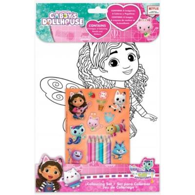 Kids Euroswan Sada na vymaľovávanie - Gabbys Dollhouse