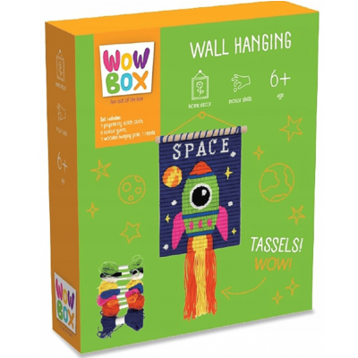 WOW BOX Kreatívna sada Makramé Raketa vo vesmíre