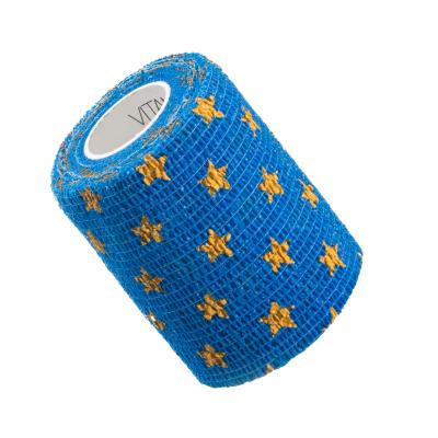 VITAMMY Autoband Samolepiaca bandáž s potlačou hviezdy, modrá, 7,5cmx450cm
