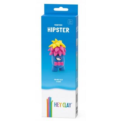 HEY CLAY Monsters Hipster Modelovacia hmota, Príšerka Hipster