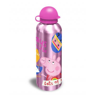 Kids Euroswan Hliníková fľaša 500 ml - Prasiatko Peppa