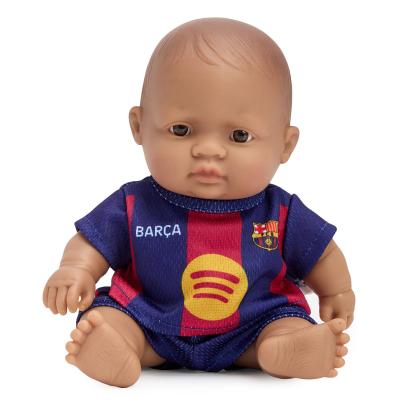 Miniland - Barcelona & Real Miniland Realistická bábika FC Barcelona – Chlapček (Latinoameričan), 21 cm