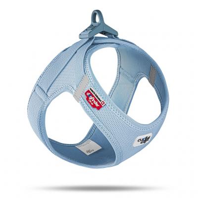 CURLI Postroj pre psov so sponou Air-Mesh Skyblue, L, 8-13 kg 