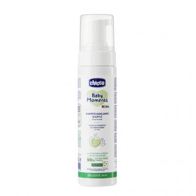 CHICCO Šampón a kondicionér na vlasy soufflé Baby moments Kids 150ml, 0m+