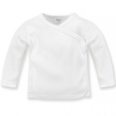 PINOKIO Košieľka vrúbkovaná zavinovacia Lovely Day uni biela veľ. 50