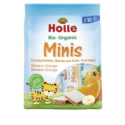 HOLLE Bio Tyčinky minis banánovo-pomarančové 100 g (12m+)