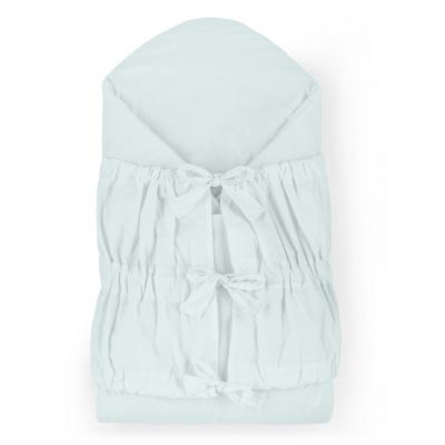 PETITE&MARS Zavinovačka šnurovacia Nurse s pevnou kokosovou vložkou Baby Blue 75x75 cm