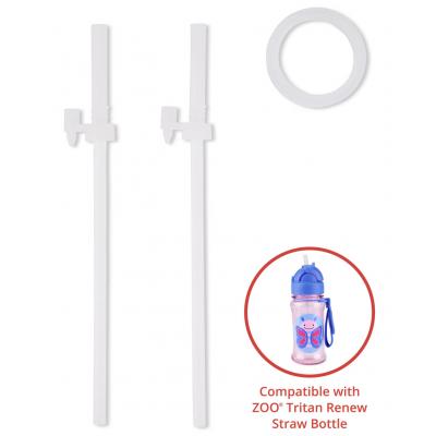 SKIP HOP Slamka náhradná do fľašky Zoo tritan 2ks