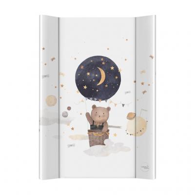 CEBA BABY Podložka prebaľovacia 2-hranná mäkká (50x70) Basic Cosmic Bear