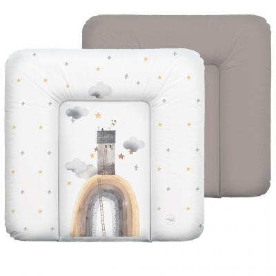 CEBA BABY Podložka prebaľovacia mäkká stredná (75x72) Basic Rainbow Home