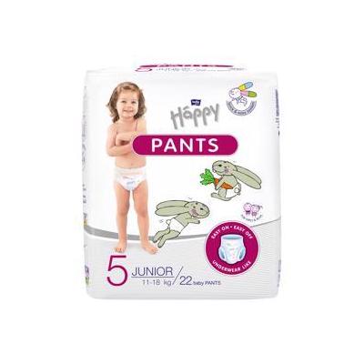 BELLA HAPPY Pants Nohavičky plienkové jednorazové 5 Junior (11-18 kg) 22 ks
