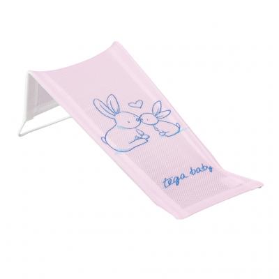TEGA BABY Lehátko do vane látkové Little Bunnies - pink