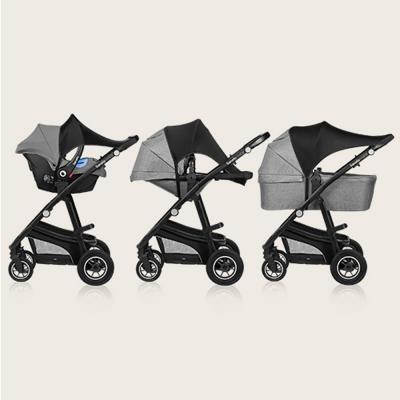 LIONELO Slnečná clona na kočík Stroller Sun Cover Black Carbon