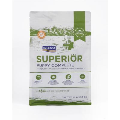 FISH4DOGS Granule malé pre šteniatka Superior losos so zemiakmi 1,5 kg