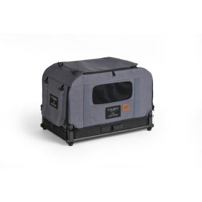 FIKAGO Skladacia kennel prepravka Queen XS Grey