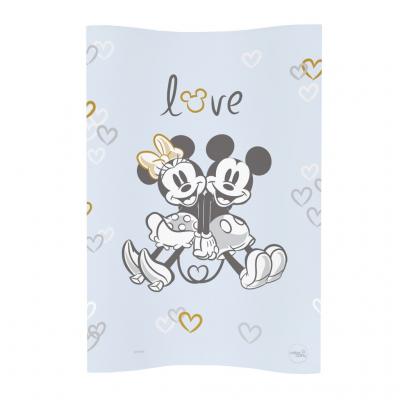CEBA Podložka prebaľovacia mäkká COSY (50x70) Disney Minnie&Mickey Blue