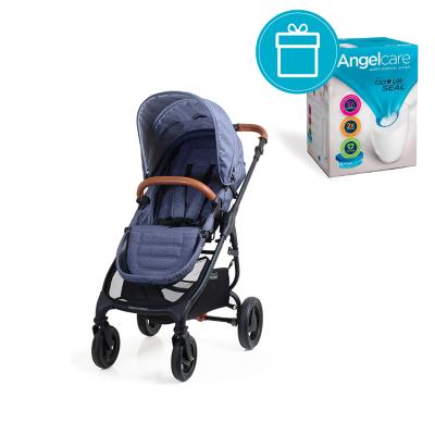 VALCO BABY Kočík športový Trend 4 Ultra Denim + kôš na plienky Angelcare