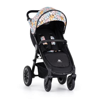 PETITE&MARS Kočík Street+ Air Black Limited 100 Faces