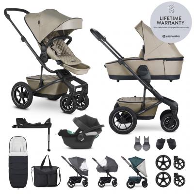 EASYWALKER SET Kočík 4v1 Harvey⁵ Premium Pearl Taupe XXL AIR + CYBEX Aton B2 i-Size