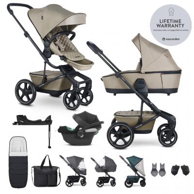 EASYWALKER SET Kočík 4v1 Harvey⁵ Premium Pearl Taupe XXL RWS + CYBEX Aton B2 i-Size