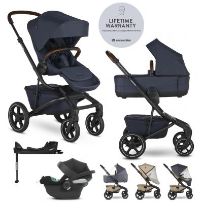 EASYWALKER SET Kočík 4v1 Jimmey Indigo Blue LITE RWS + CYBEX Aton B2 i-Size + základňa