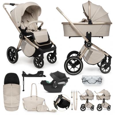 MUUVO SET Kočík 4v1 Quick Boho Beige set + CBX By CYBEX Aton B2 i-Size + základňa