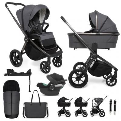 MUUVO SET Kočík 4v1 Quick SE 2 Diamond graphite set + CBX By CYBEX Aton B2 i-Size + základňa