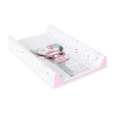 CEBA BABY Podložka prebaľovacia 2-hranná mäkká (50x70) Basic Crazy Lama